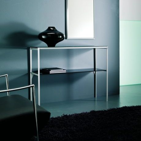 Console Tables Contemporary on Diagonal Modern Glass Console Table ...