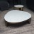 Ex-Display: Kabuki Marble Coffee Table & Side Table - Carrara & Antique Brass