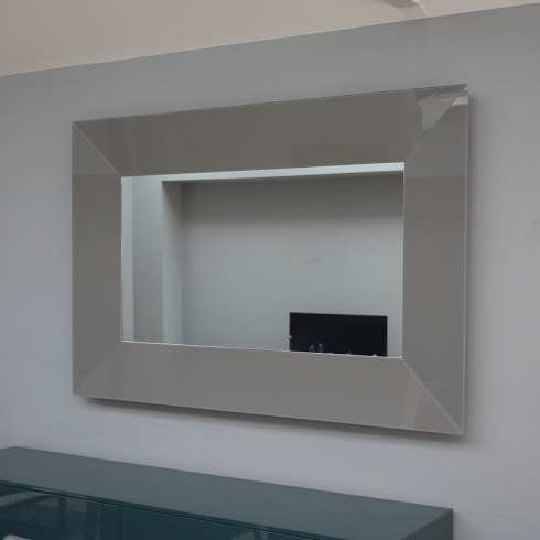 Ex-Display: Burano Glass Mirror In Clay