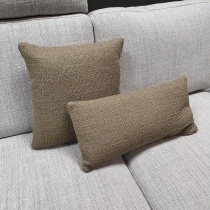 Clearance: Loop Taupe Fabric Cushions (Set of 2)