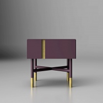 Circus Bedside Table, Lacquer